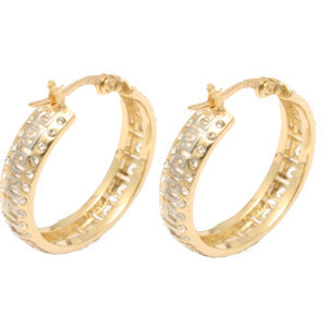 Boucles d'oreilles plaqu� or