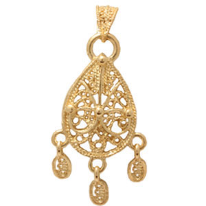 Pendentif plaqu� or Aneko