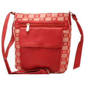 Sac port&eacute; &eacute;paule Joeva II rouge