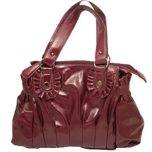 Sac port&eacute; &eacute;paule Azunza violet