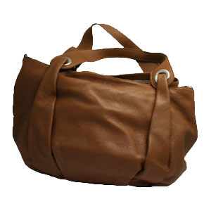 Sac port&eacute; &eacute;paule cuir Lombardie II marron