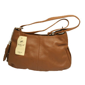 Sac port&eacute; &eacute;paule cuir Calabre III marron