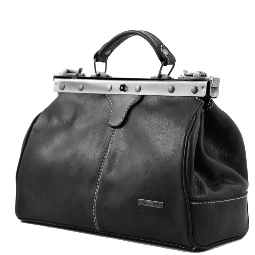 Tuscany Leather Malette Infirmière Cuir Noir Achat et vente
