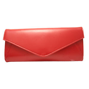 Sac pochette Alexandra - Cuir rouge