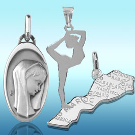 Les pendentifs en argent pour femme et enfant