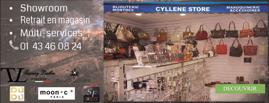 Showroom, Retrait en magasin chez Cyllene Store