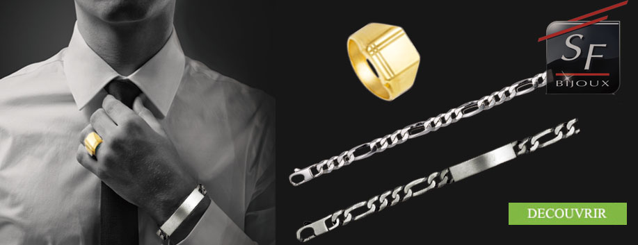 Bijoux de chez SF Bijoux pour homme