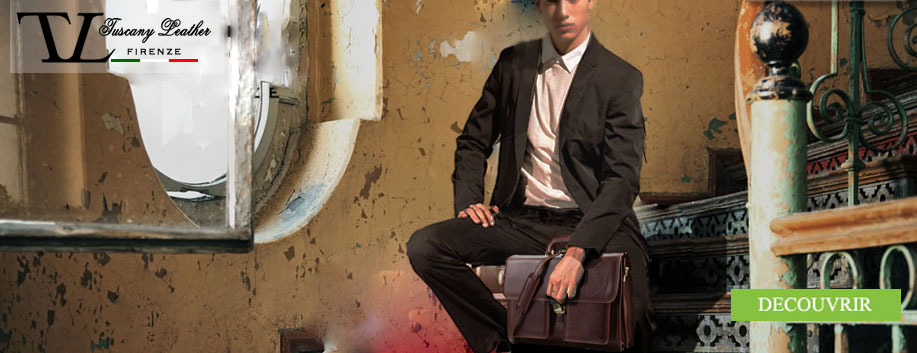 Sacs en cuir de chez Tuscany Leather pour hommes